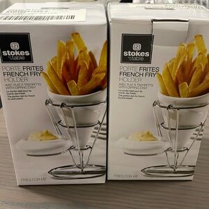 NWT 2pk Stokes French Fry Holder